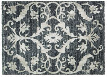 Tapis de bain Dallas gris gris souris 66x110 cm