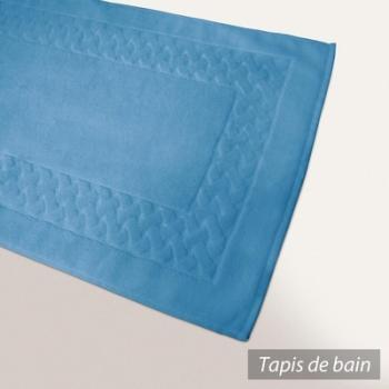 Tapis de bain 50x80 cm ROYAL CRESENT Bleu Ciel 850 Tapis de bain 50x80 cm ROYAL