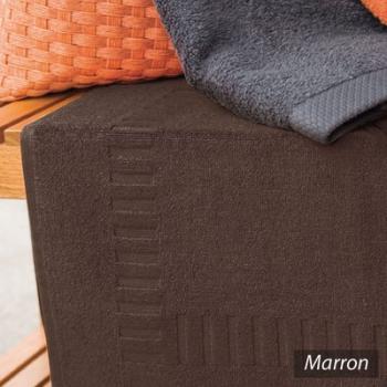 Tapis de bain 50x70 cm PURE Marron 700 g m2 Tapis de bain 50x70 cm PURE