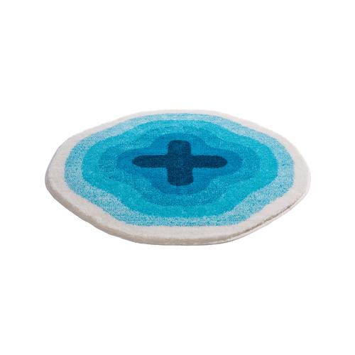 Tapis de Bain Karim Rashid Concept 03 Bleu ø 60 cm
