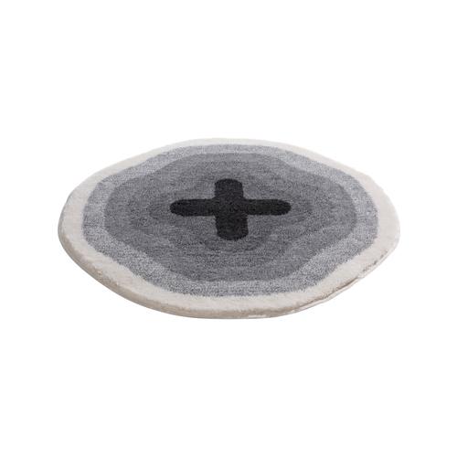 Tapis de Bain Karim Rashid Concept 03 Gris ø 60 cm