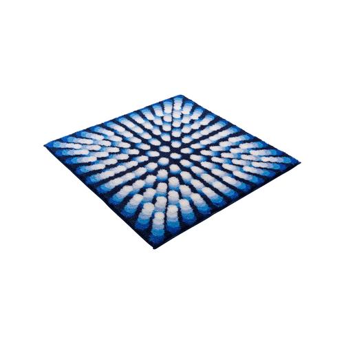 Tapis de Bain Karim Rashid Concept 07 Bleu 60x60 c