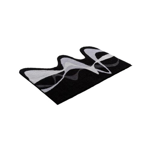 Tapis de Bain Karim Rashid Concept 19 Noir 50x80 c