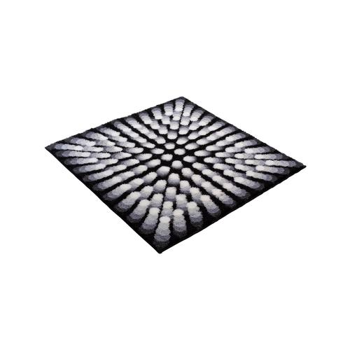 Tapis de Bain Karim Rashid Concept 07 Noir 60x60 c