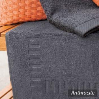 Tapis de bain 50x70 cm PURE Anthracite 700 g m2 Tapis de bain 50x70 cm PURE