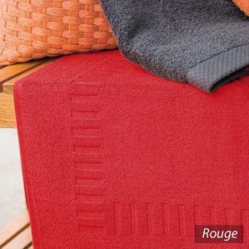Tapis de bain 50x70 cm PURE Rouge 700 g m2 Tapis de bain 50x70 cm PURE