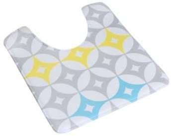 Tapis contour WC Bonheur Gris Tapis contour WC Bonheur Gris