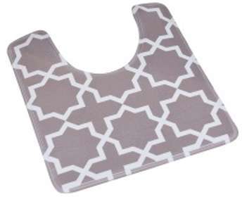 Tapis contour WC Bohème Taupe Tapis contour WC Bohème Taupe