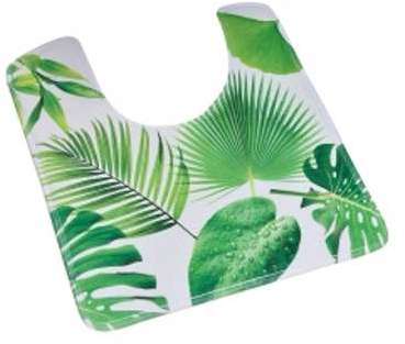 Tapis contour WC Jardin Chic Vert Tapis contour WC Jardin Chic