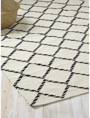 TAPIS STYLE BERBÈRE EN LAINE naturel