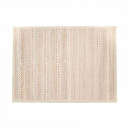 Tapis bambou (170 cm) Damier Ecru