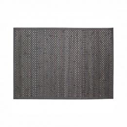 Tapis bambou (170 cm) Damier Anthracite