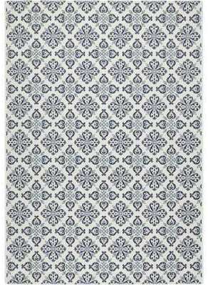 Tapis int/ext motifs carreaux de ciment 120x170cm