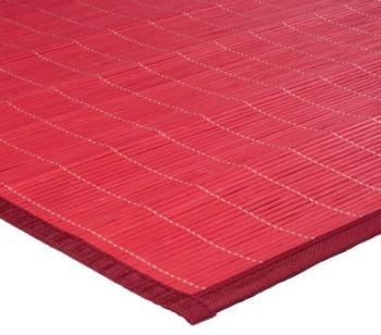 Tapis BALI CHIC (160x230cm) Ganse rouge ? Bambou