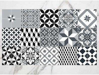 Tapis Vinyle Mix & Match 58x97 cm