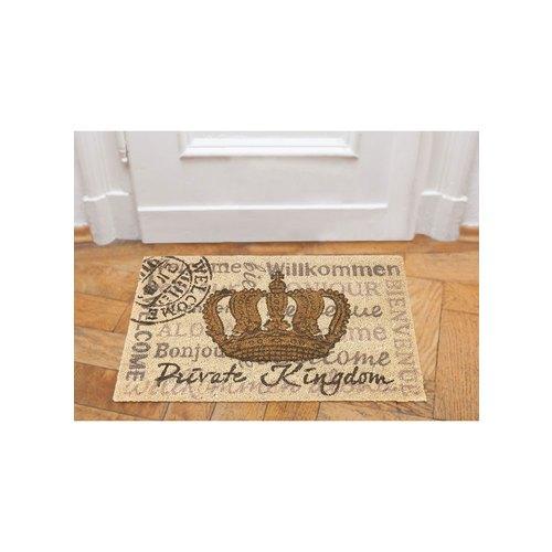 Tapis Paillasson Coco WELCOME PRIVATE KINGDOM Unde