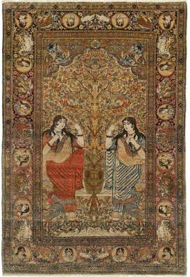 Tapis Ispahan 114x214 Tapis Persan