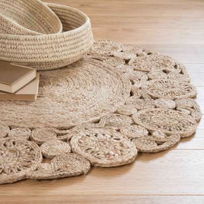 Tapis rond en jute D 90 cm KUTA