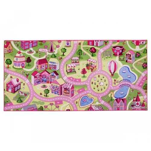 Tapis Enfant Ville Fille