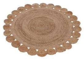 Tapis rond en jute naturel