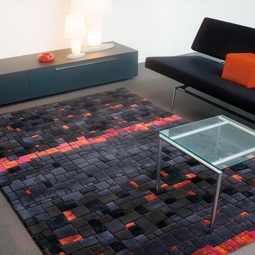 Tapis Design Premium Mosaic Anthracite par Arte Es
