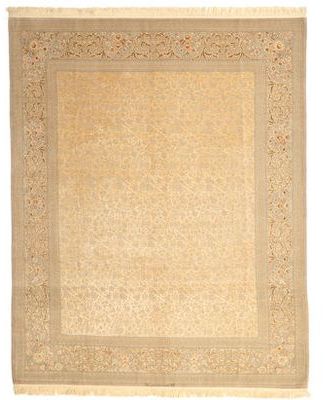 Tapis Ispahan chaîne de soie signé: Dardashti 247x