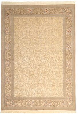 Tapis Ispahan chaîne de soie signé: Dardashti 250x
