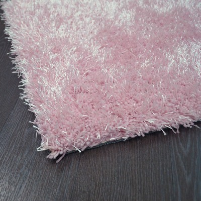 Tapis Sunny Shaggy poils longs Rose pâle - 200 x 2