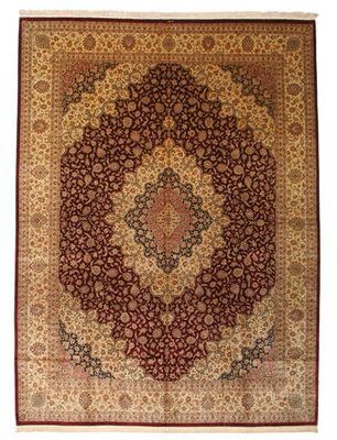 Tapis Ghom soie signé: Nezafat 297x400 Tapis Persa