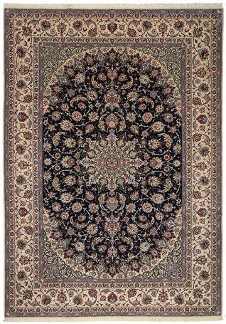 Tapis Ispahan chaîne de soie 257x367 Tapis Dorien