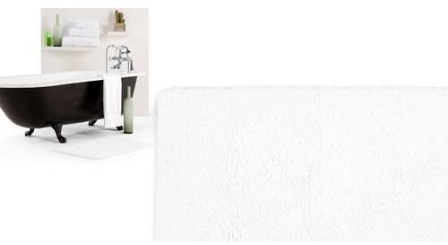 Aire, tapis de bain réversible, blanc
