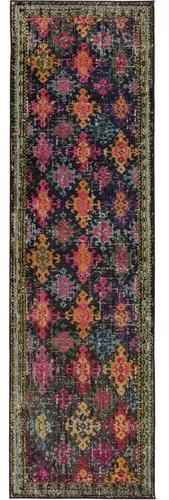 Tapis poil ras de couloir Casa Multicouleur 70x240
