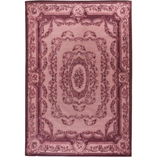 Tapis poil ras Frencie Aubusson Mauve 160x235 cm -