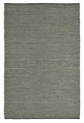 Brink & Campman Tapis en cuir Tribe Gris 160x230 c