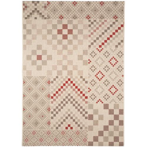 Tapis dextérieur Capri Geometrie Gris 160x230 cm