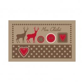Tapis multi-usage (80 cm) Globos Chalet Taupe
