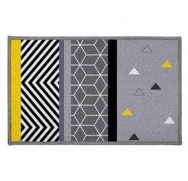 Tapis multi-usage (80 cm) Yellow Mix Gris Tapis multi-usage (80 cm)