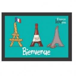 Tapis multi-usage (60 cm) Bienvenue Tour Eiffel Tapis multi-usage (60 cm)