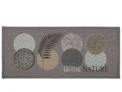 Tapis multi-usage (120 cm) Odaly graphic Gris Tapis multi-usage (120 cm)