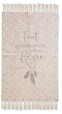 Tapis à franges (90 cm) Attrape rêve Naturel