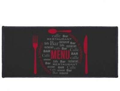 Tapis de cuisne (120 cm) Menu Rouge Tapis de cuisne (120 cm) Menu