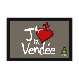 Tapis multi-usage (60 cm) I Love Vendée Rouge