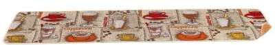 Tapis jacquard motif cappuccino