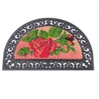 Tapis cuisine motif citrons olives