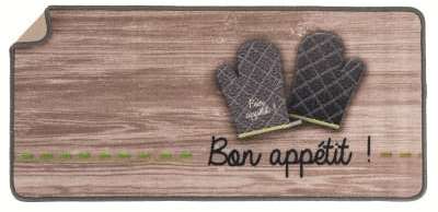 Tapis cuisine déco Bon appétit !