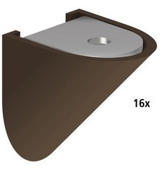 Lot de 16 taquets dassemblage wengé pour meuble o