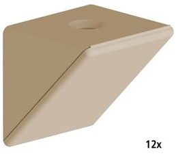 Taquet dassemblage simple pin - lot de 12 pièces
