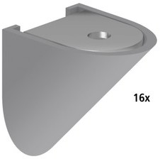 Lot de 16 taquets dassemblage gris pour meuble ou