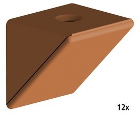 Taquet dassemblage simple cerise - lot de 12 pièc