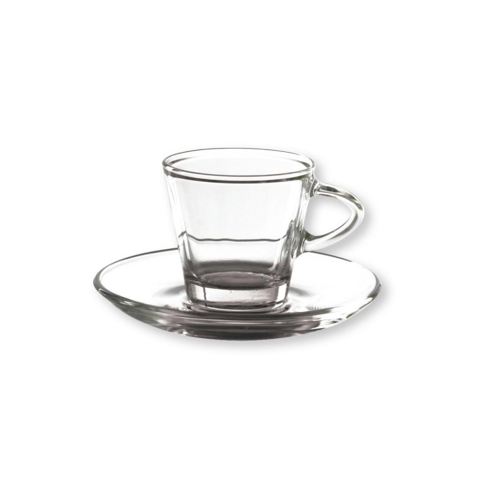 Tasse à expresso en verre 8cl - Lot de 6